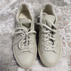 Veja Off-White Campo Fleece Lined Sneakers (Size 8)